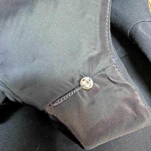 J.Crew Sheath Dress Bi-Stretch Navy Classic Office Suit Seperates - Size 6 - Picture 5 of 8